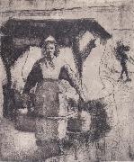 Camille Pissarro Peasant France oil painting artist